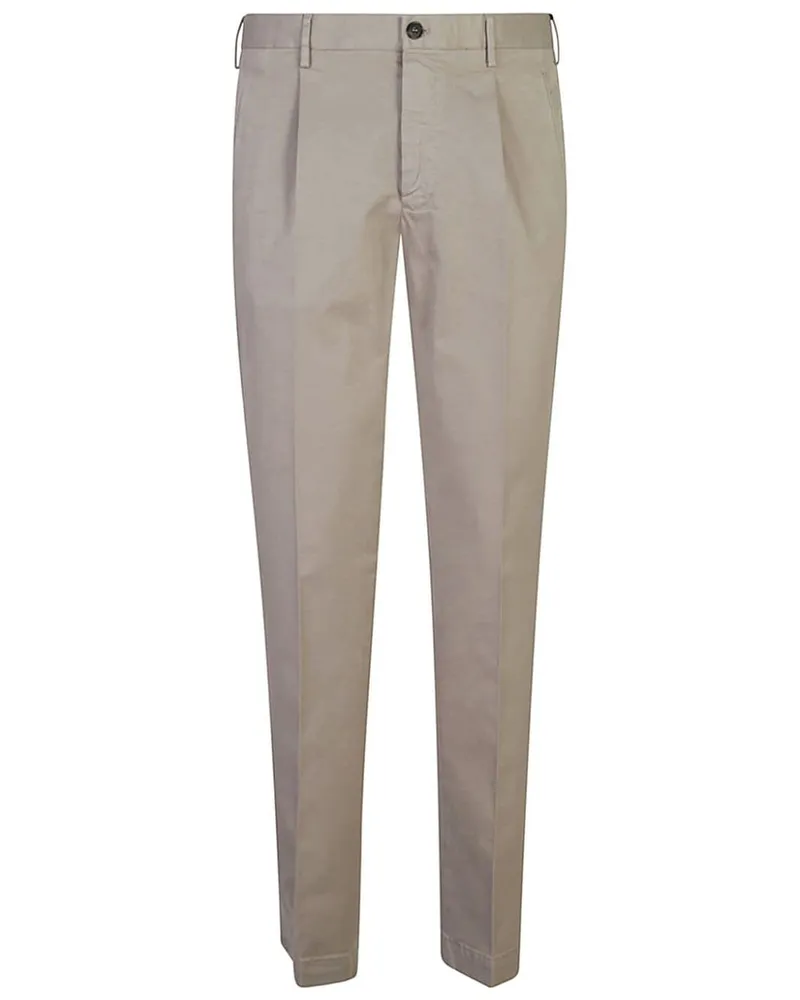 Incotex Chino mit Bundfalten - Nude Nude
