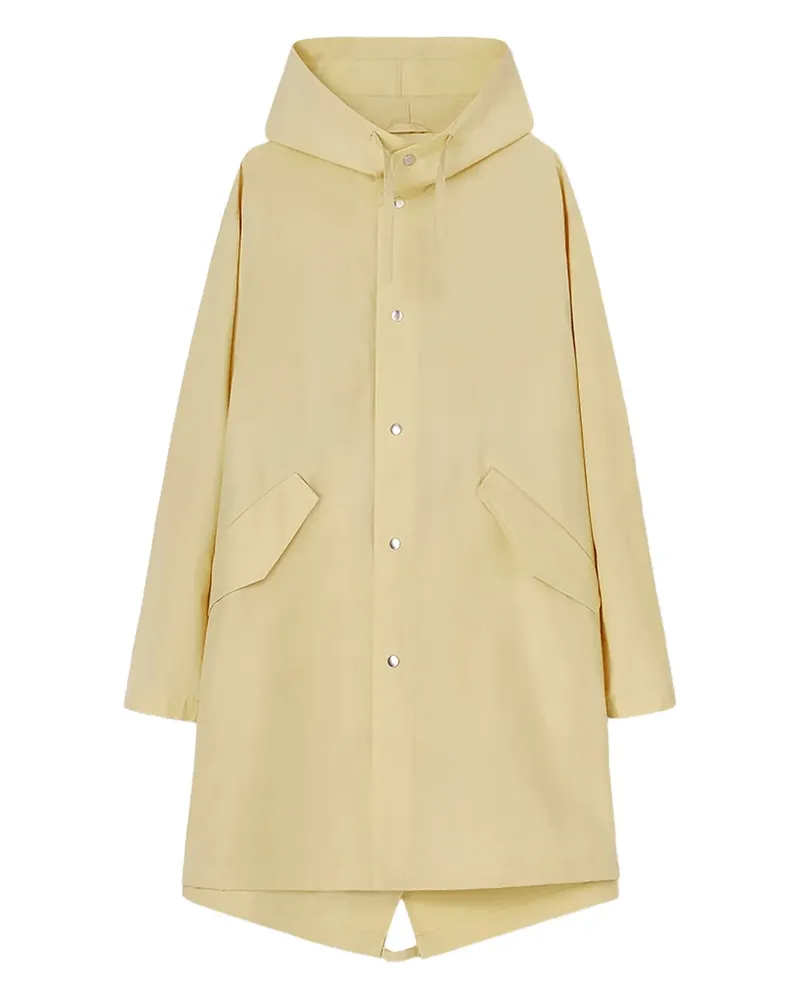 Jil Sander Kapuzenparka mit Logo-Print - Gelb Gelb