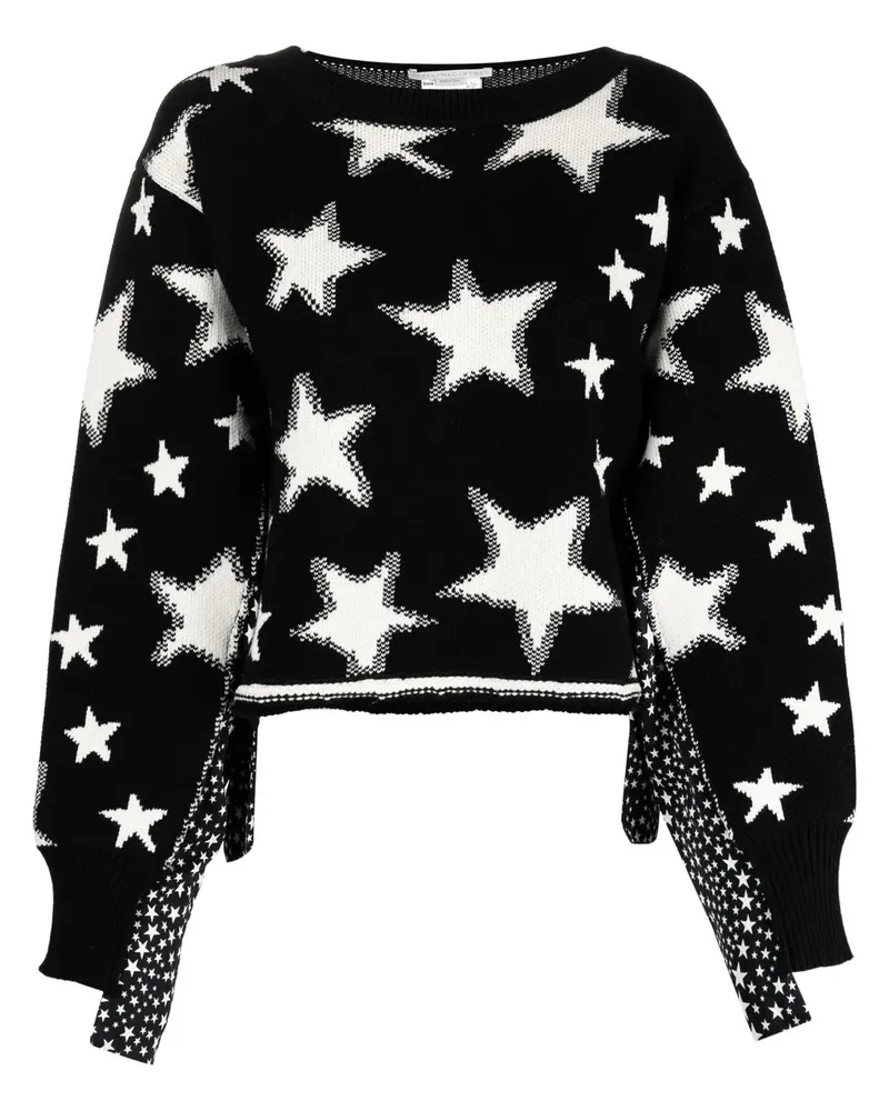 Stella McCartney Gestrickter Pullover - Schwarz Schwarz