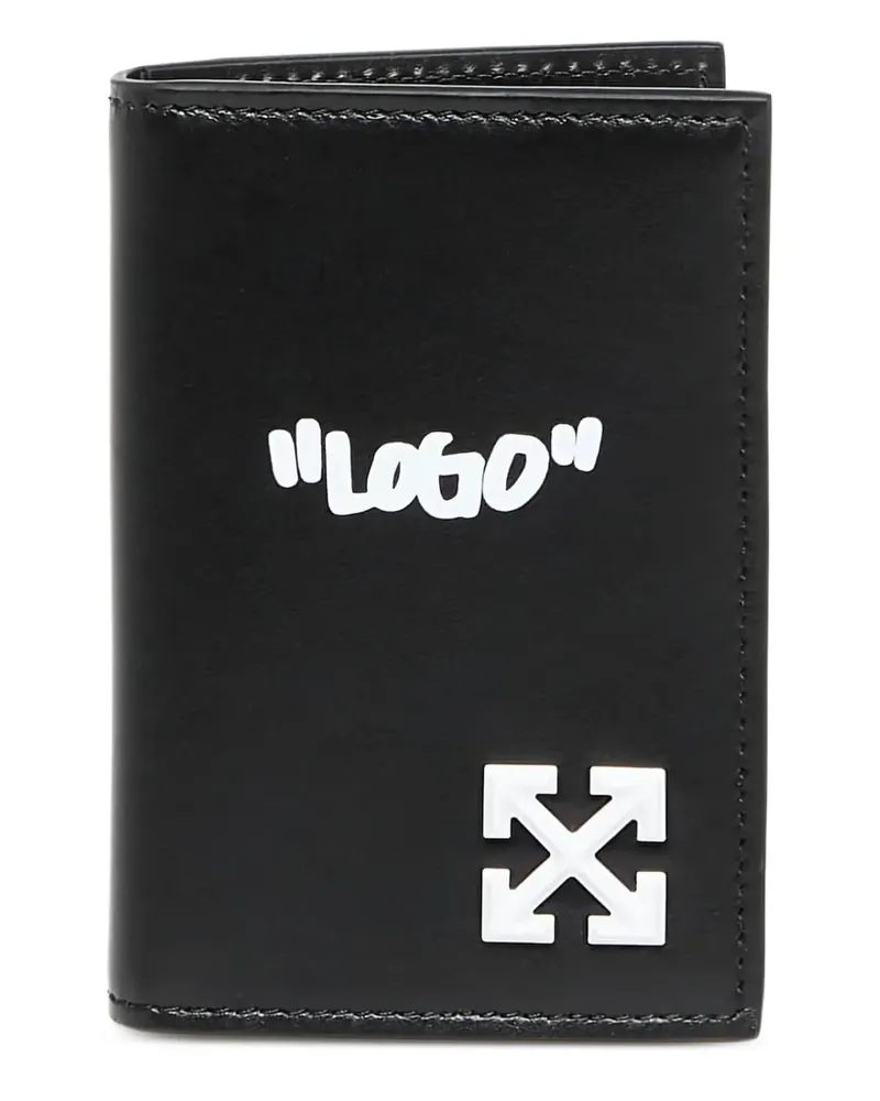 OFF-WHITE Kartenetui mit Logo - Schwarz Schwarz