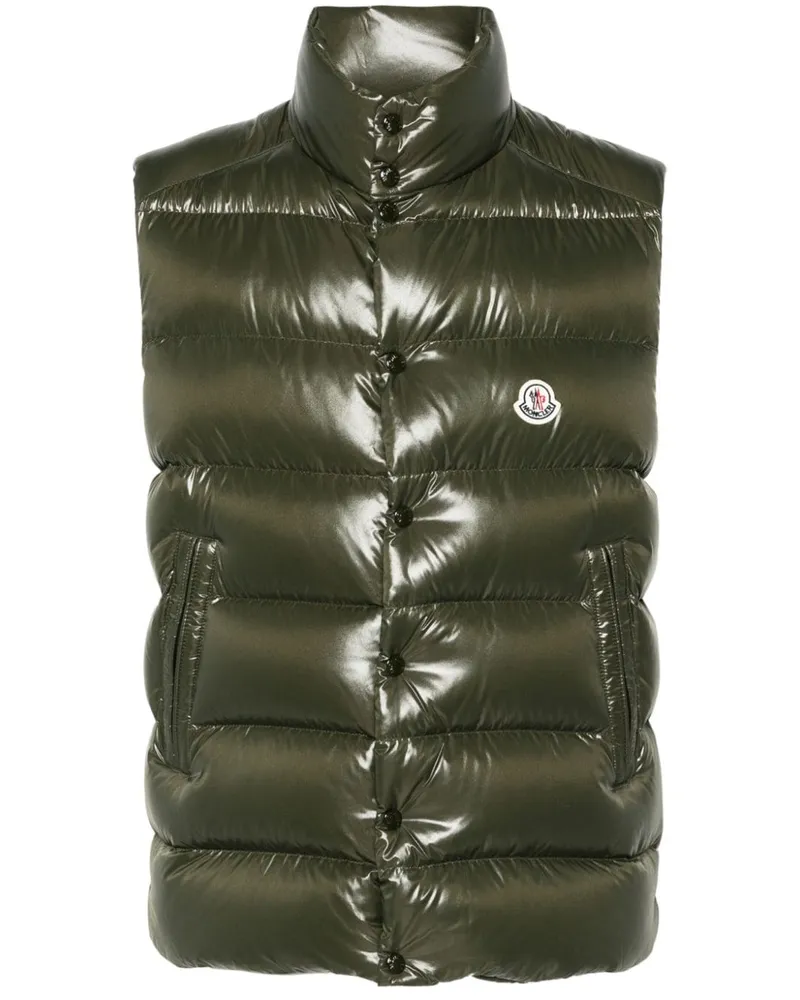 Moncler Gefütterte Tibb Weste - Grün Grün