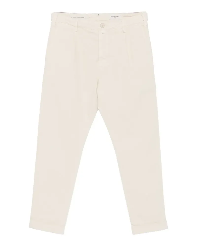 Jacob Cohën Henry pleated straight-leg trousers - Nude Nude