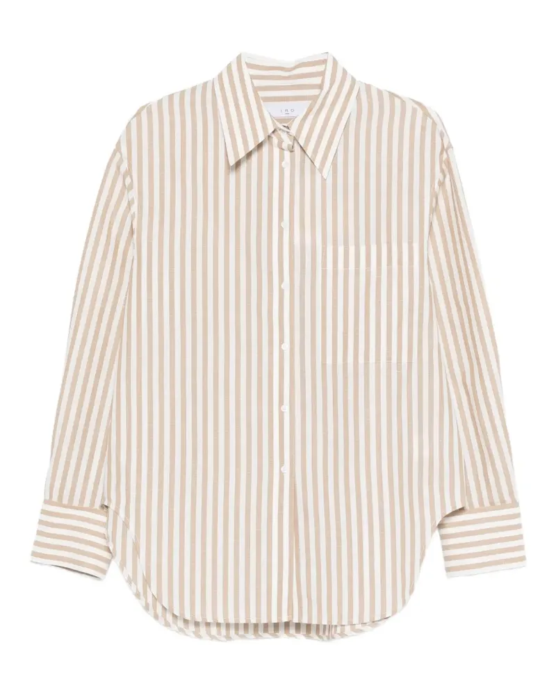 IRO Azaloa striped pocket shirt - Weiß Weiß