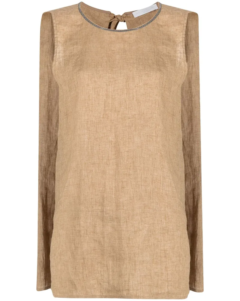 Fabiana Filippi Klassische Bluse - Braun Braun