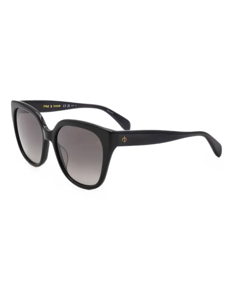 Rag & Bone Cat-Eye-Sonnenbrille - Schwarz Schwarz