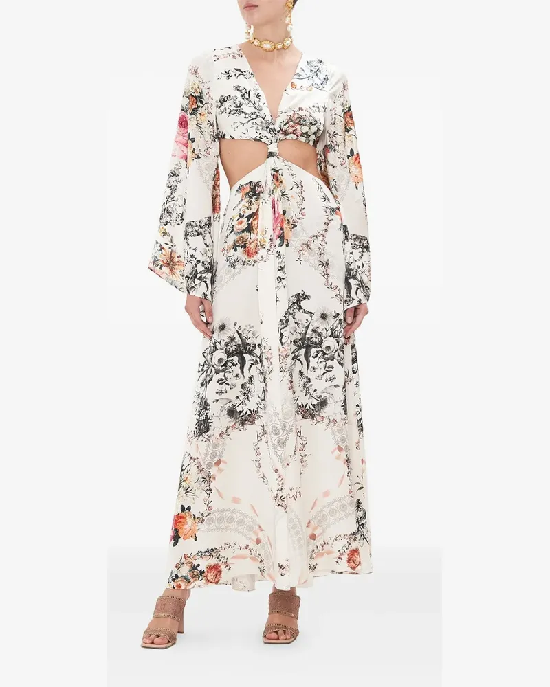 Camilla knot cut-out dress - Nude Nude