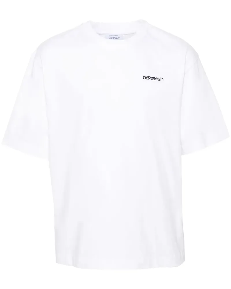 OFF-WHITE T-Shirt mit Pfeilmotiv - Weiß Weiß