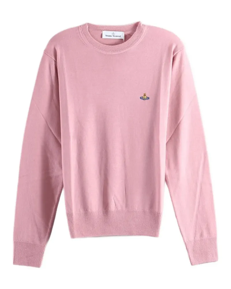Vivienne Westwood Pullover mit Orb-Stickerei - Rosa Rosa