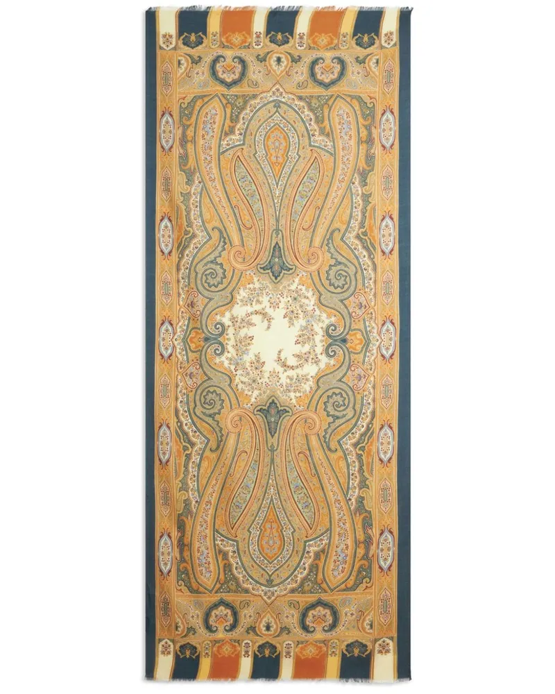 Etro Schal mit Paisley-Print - Nude Nude