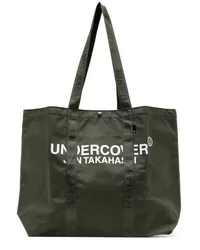 Undercover Tote Bag mit Logo-Print Grün