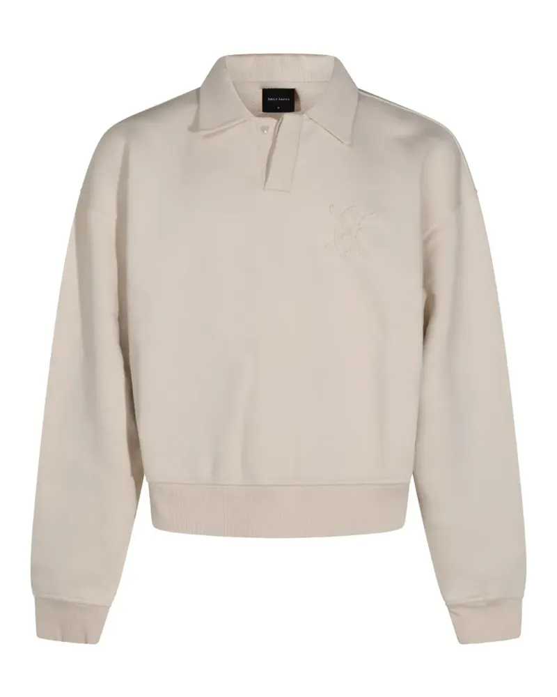 Daily Paper Poloshirt mit Logo-Stickerei - Nude Nude