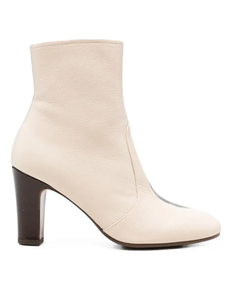 Chie Mihara Manel leather ankle boots - Nude Nude