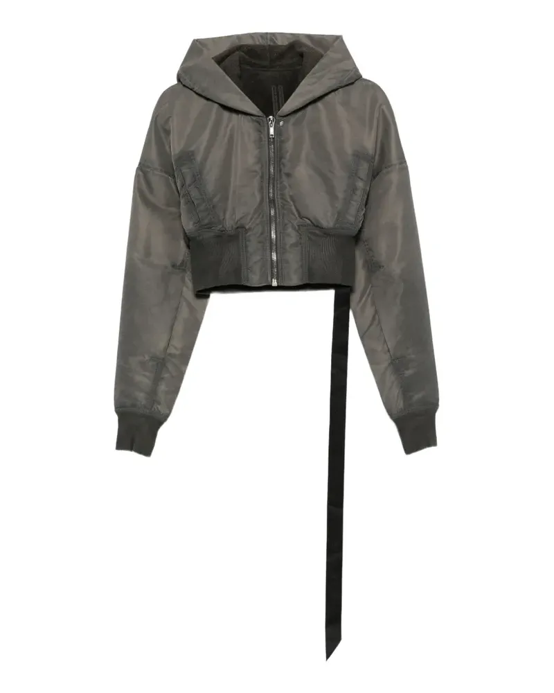 DRKSHDW by Rick Owens Cropped-Jacke mit Kapuze - Grau Grau