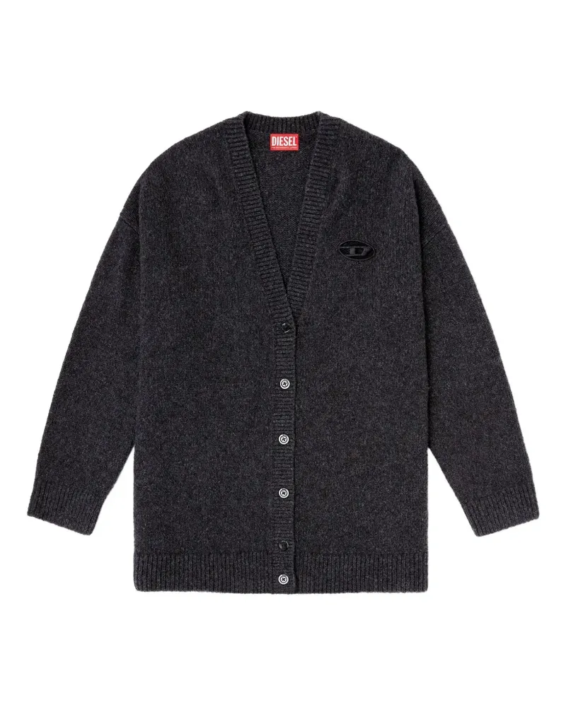 Diesel M-Areela Cardigan - Schwarz Schwarz