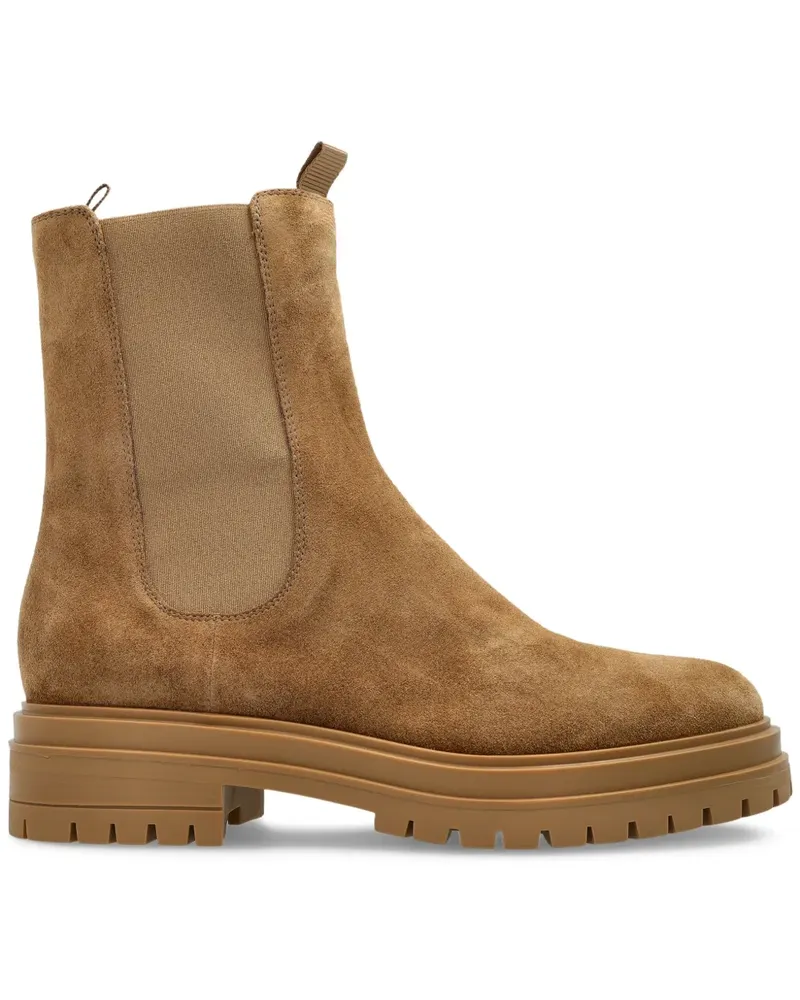 Gianvito Rossi Chelsea-Boots aus Wildleder - Braun Braun