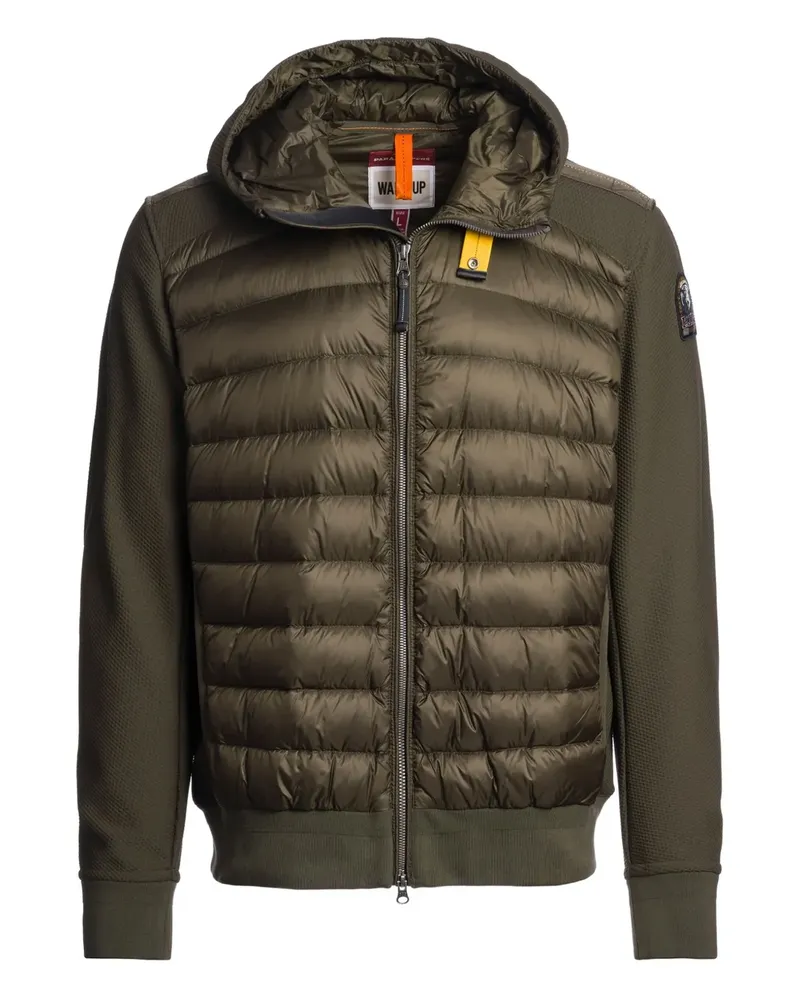 Parajumpers Kapuzenjacke mit Logo-Patch - Grün Grün