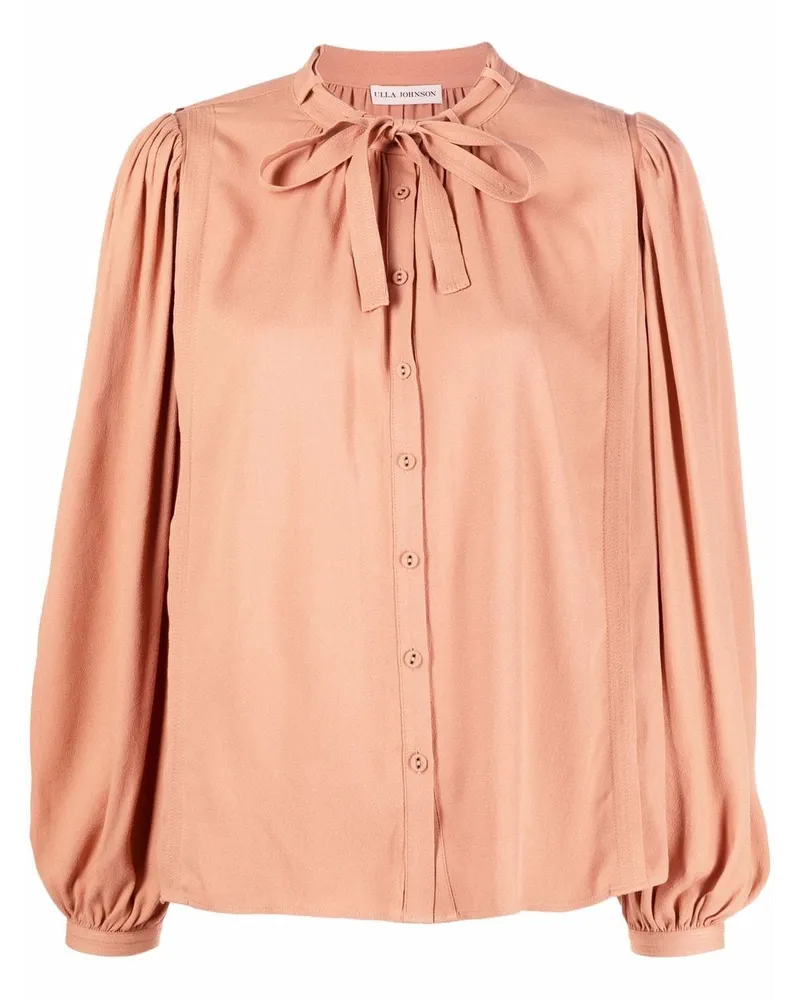 Ulla Johnson Geraffte Bluse - Orange Orange