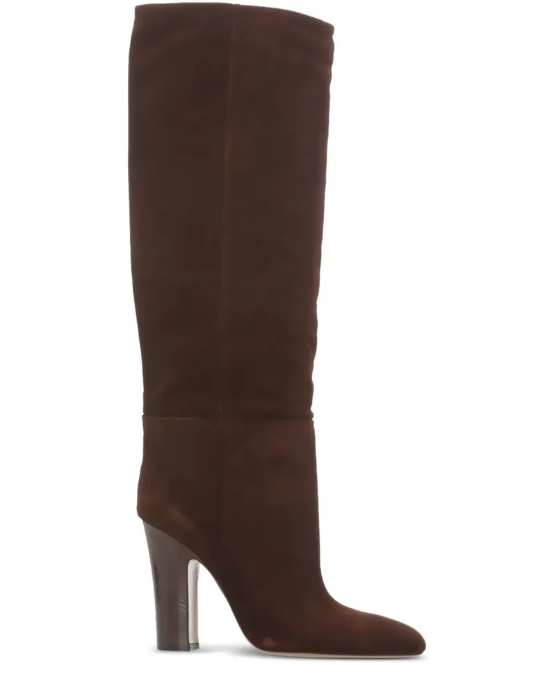 Paris Texas Kniehohe Lavinia Stiefel 100mm - Braun Braun