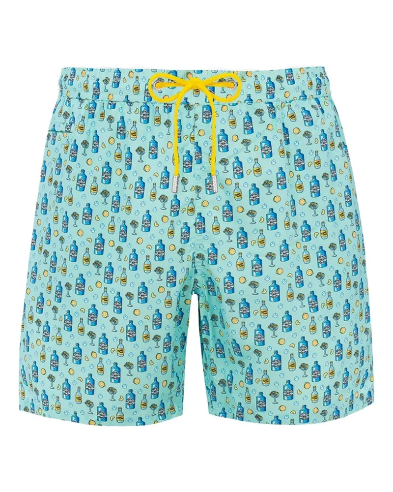 MC2 Saint Barth Lightning Micro Fantasy Badeshorts - Blau Blau