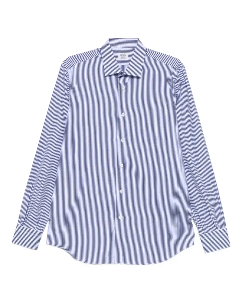 MAZZARELLI Gestreiftes Hemd - Blau Blau