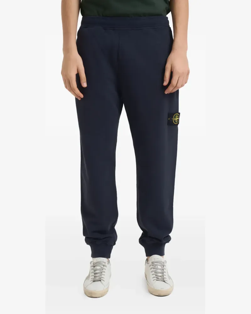 Stone Island patch trousers - Blau Blau