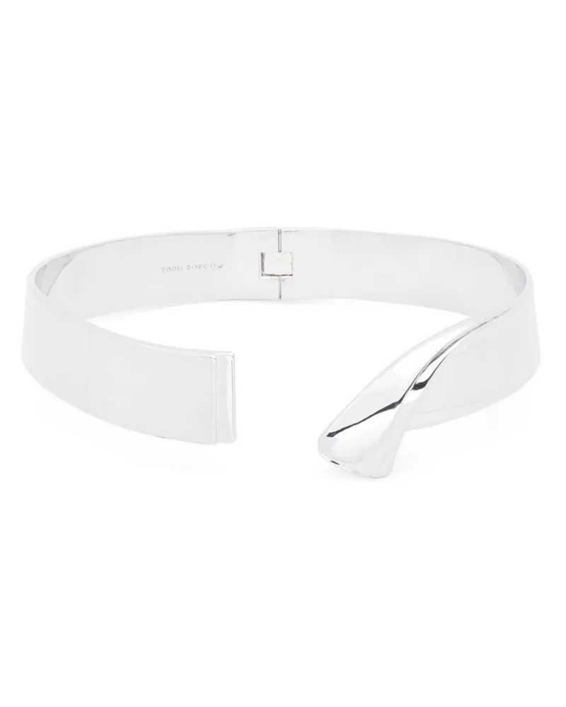 Eddie Borgo Folded necklace - Silber Silber