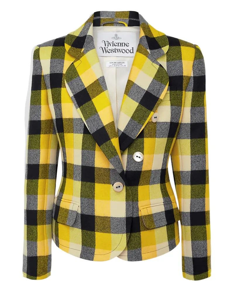 Vivienne Westwood Karierte Georgia Jacke - Gelb Gelb