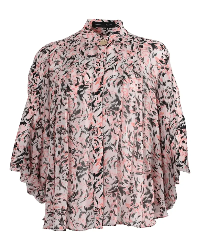 Proenza Schouler Bluse mit Print - Rosa Rosa