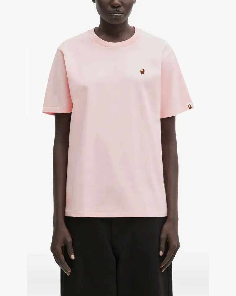 BAPE Ape Head One Point T-shirt - Rosa Rosa