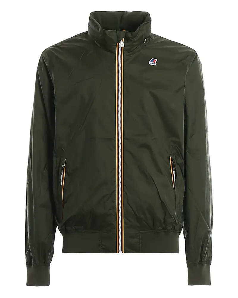 K-Way Bomberjacke mit Reißverschluss - Grün Grün