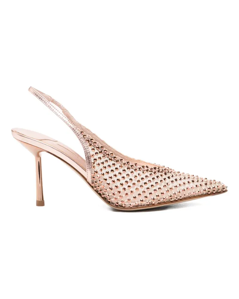 Le Silla crystal-embellished heel pumps - Rosa Rosa