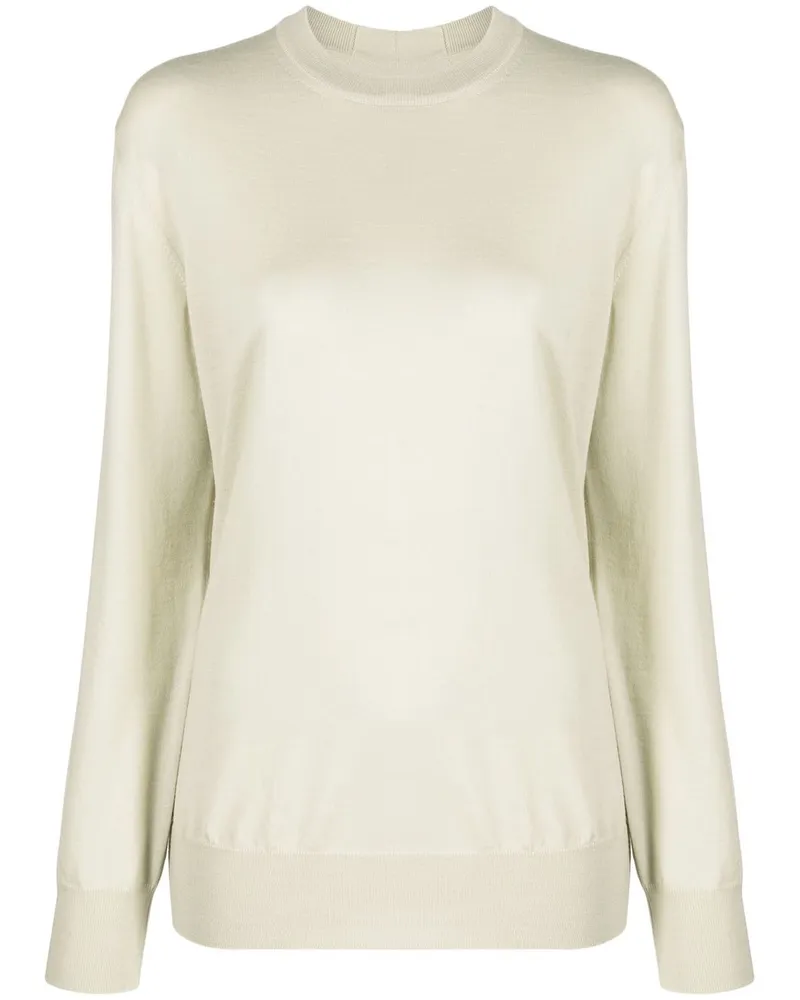 Jil Sander Pullover mit rundem Ausschnitt - Grün Grün