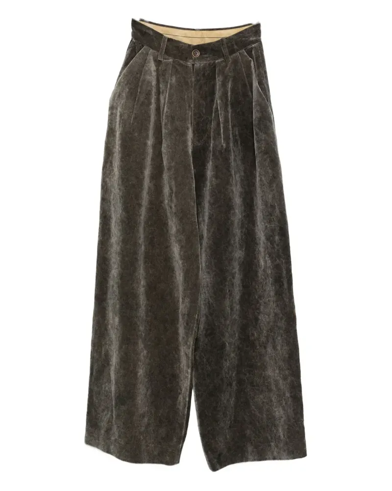 Uma Wang pleated trousers - Braun Braun