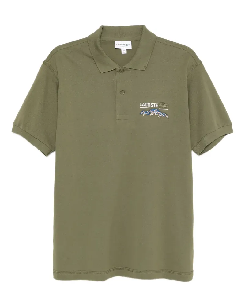 Lacoste Poloshirt mit Logo-Stickerei - Grün Grün