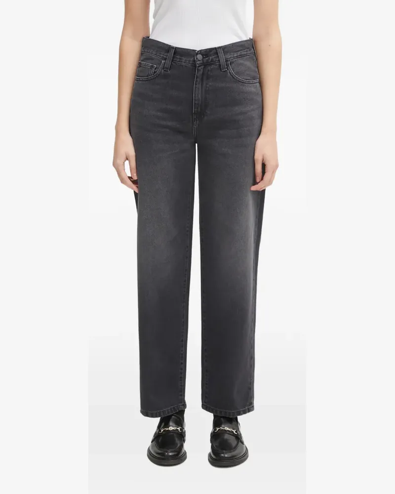 Carhartt WIP logo-patch jeans - Grau Grau