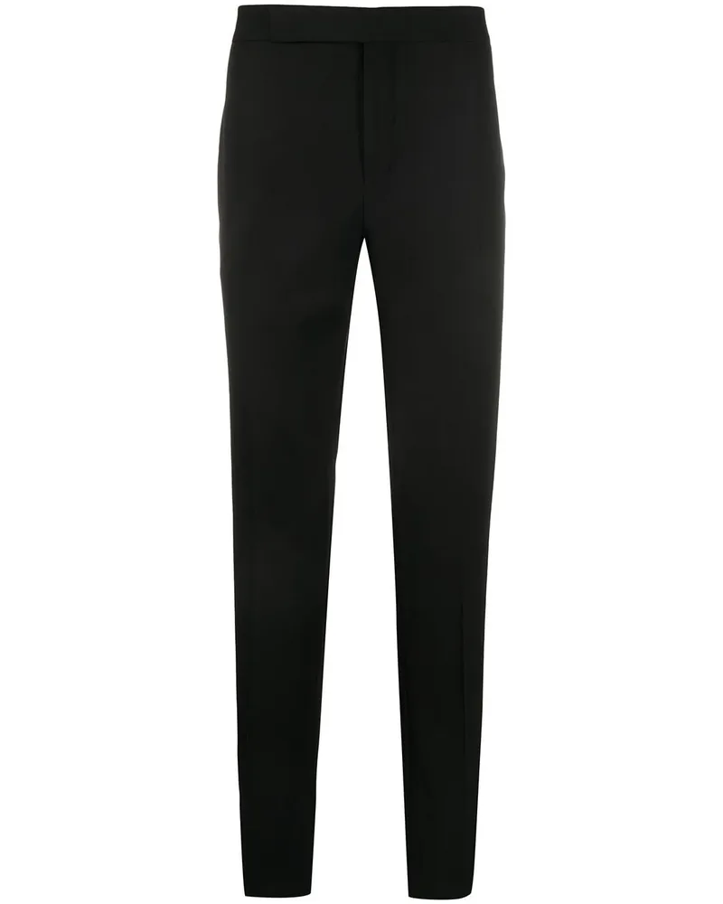 Saint Laurent Hose mit Seitenstreifen - Schwarz Schwarz