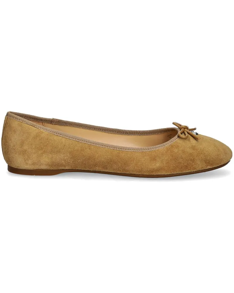 Coach Ballerinas aus Wildleder - Nude Nude