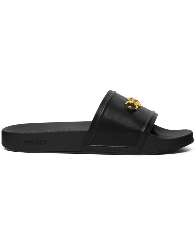 Versace Medusa '95 Pantoletten mit Plateau medusa Schwarz