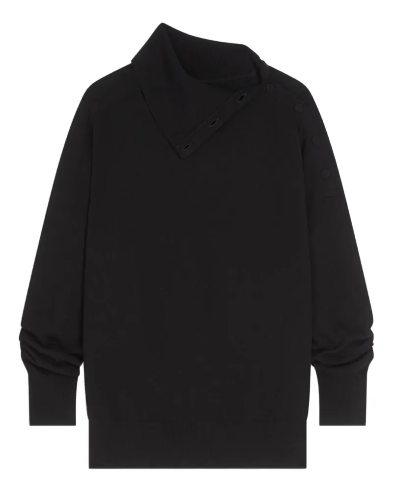 Dries van Noten Kaschmirpullover mit Stehkragen - Schwarz Schwarz