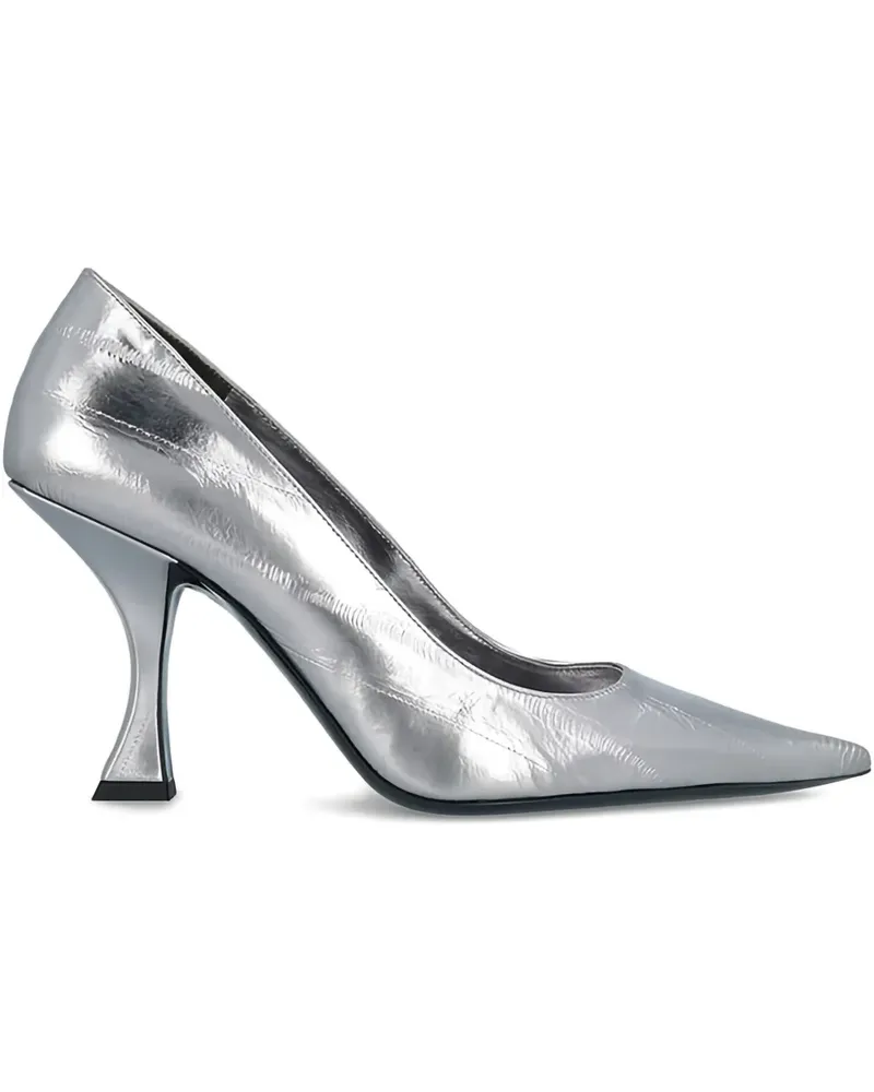 by FAR Spitze Viva Pumps 90mm - Silber Silber