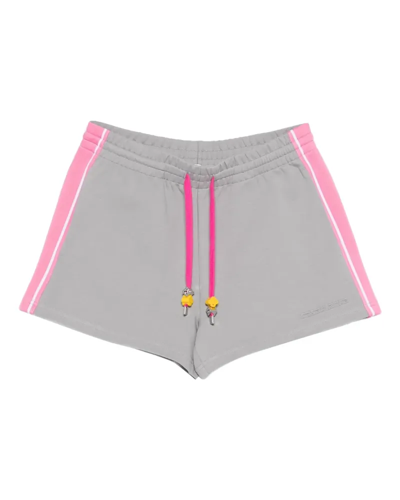 Casablanca Paris Gestreifte Shorts mit Kordelzug - Grau Grau
