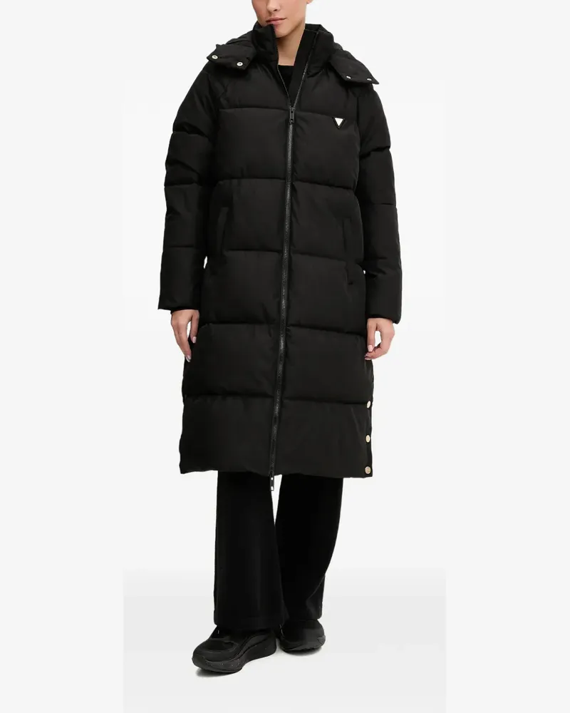 Guess black puffer coat - Schwarz Schwarz