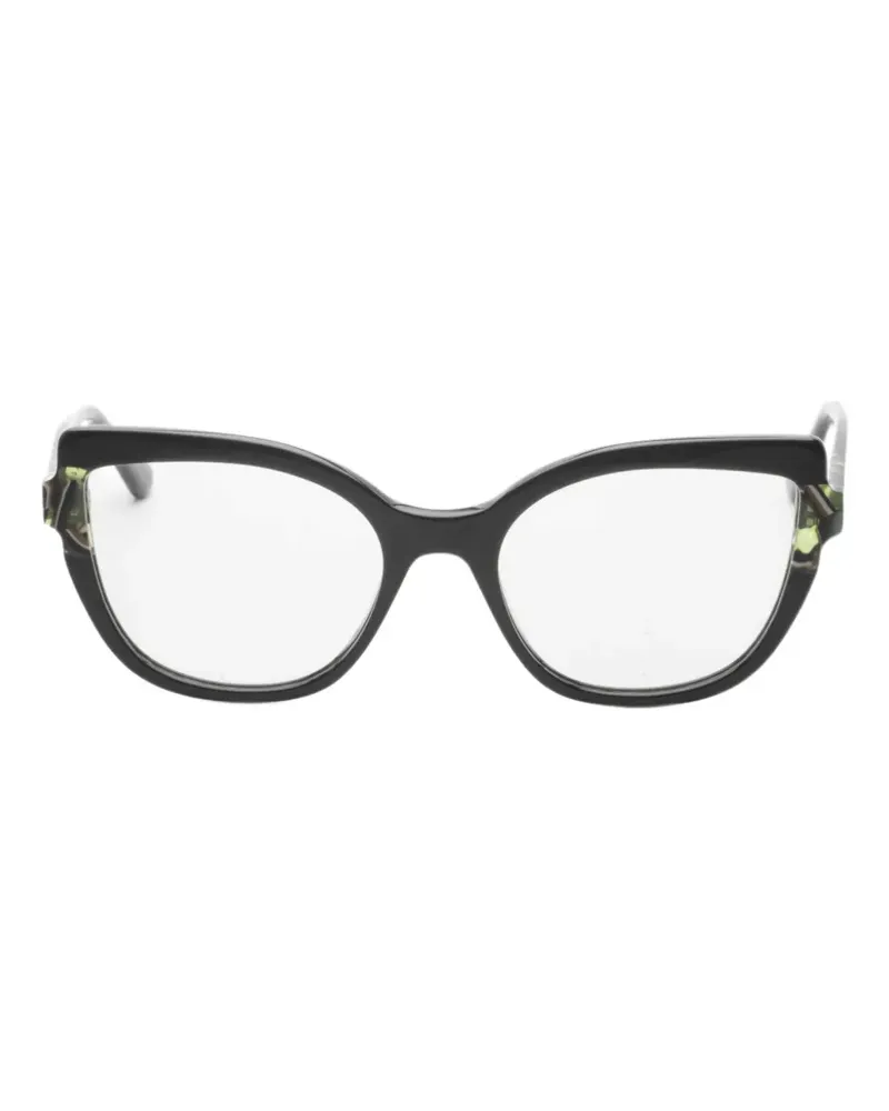 Karl Lagerfeld Brille mit Cat-Eye-Gestell - Schwarz Schwarz