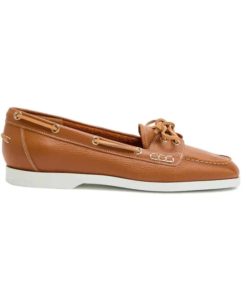ATP Atelier Nesso Segelschuhe aus Leder - Braun Braun