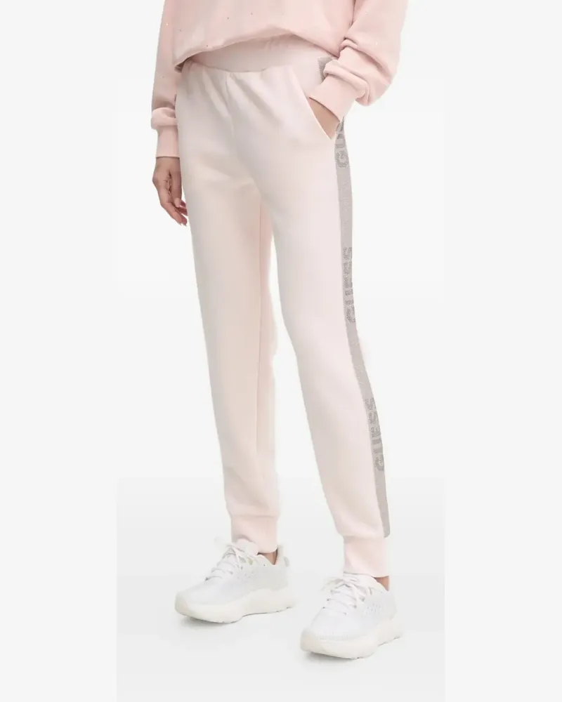 Guess Victoire Jogginghose mit Strass - Rosa Rosa