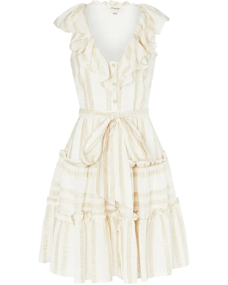 Temperley London Benoto Minikleid - Nude Nude