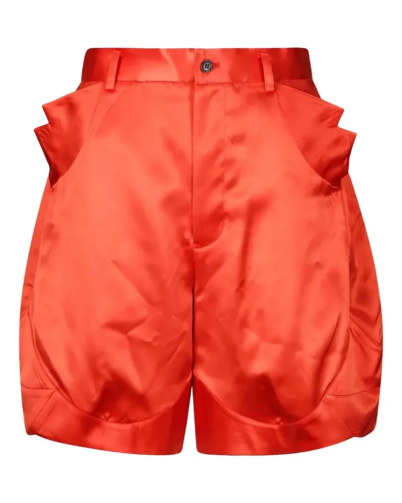 Noir Kei Ninomiya Shorts aus Satin - Rot Rot