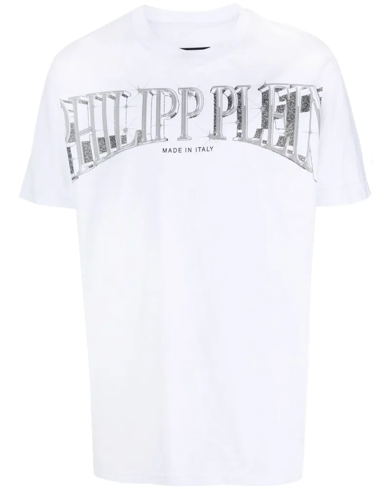 Philipp Plein T-Shirt mit Logo-Print - Weiß Weiß