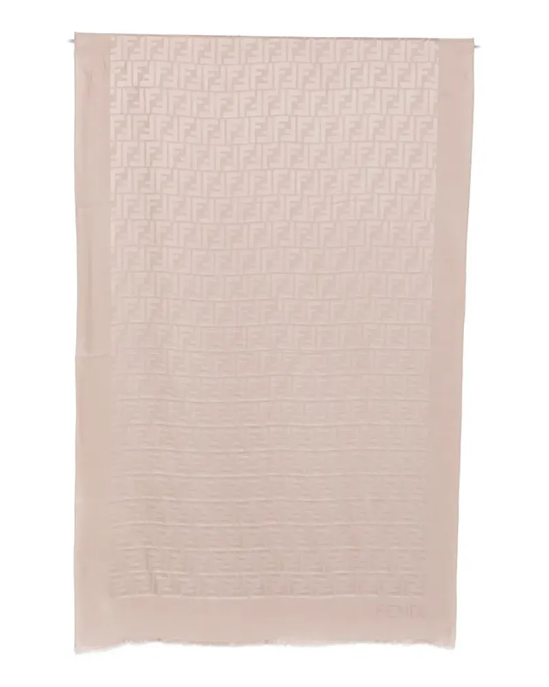 Fendi FF-motif scarf - Nude Nude