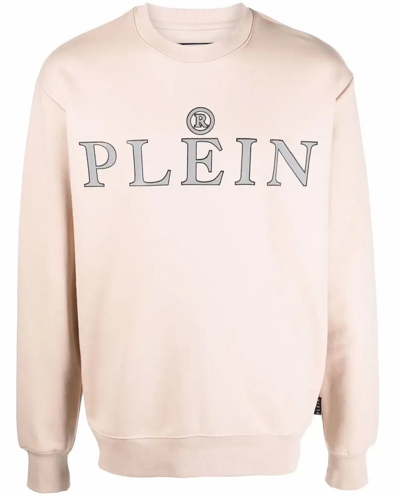 Philipp Plein Sweatshirt mit Rundhalsausschnitt - Nude Nude